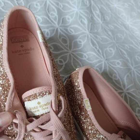 Keds X Kate Spade New York Glitter Sneakers Size 8.5 - Picture 11 of 15